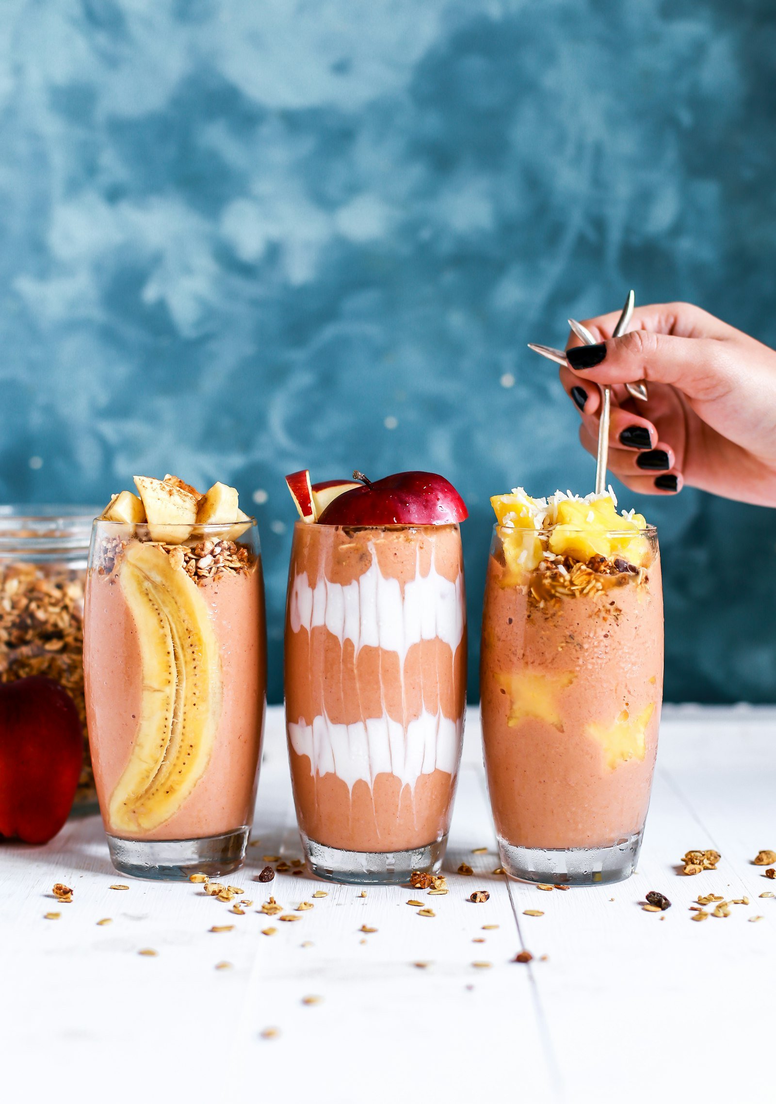 Fresh smoothies.